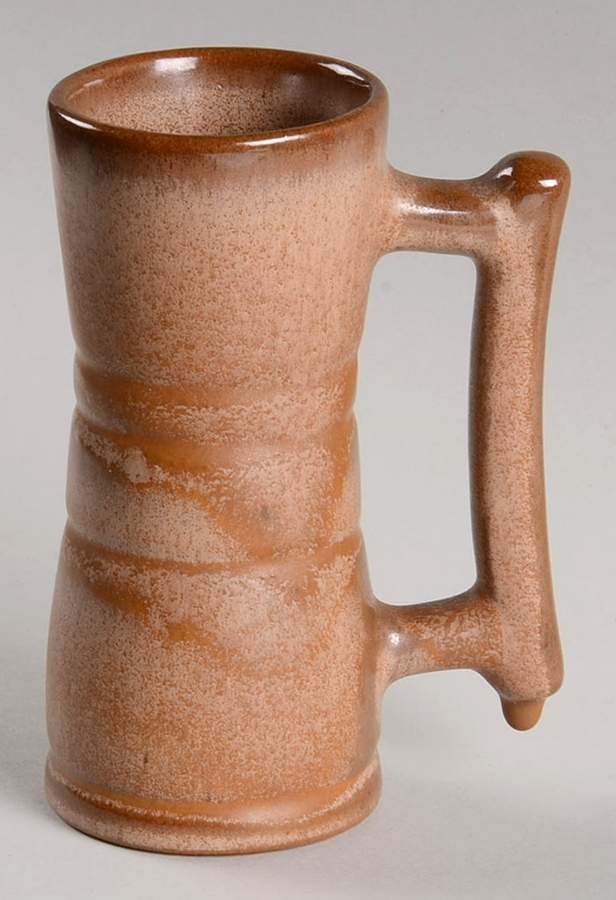 Plainsman Brown Handled China Juice Tumbler by Frankoma-1