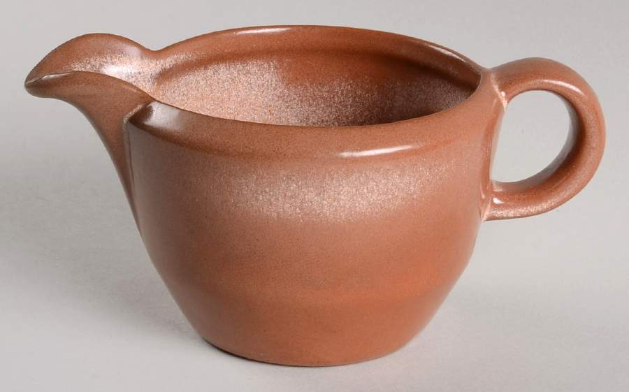 Plainsman Brown Creamer by Frankoma-1