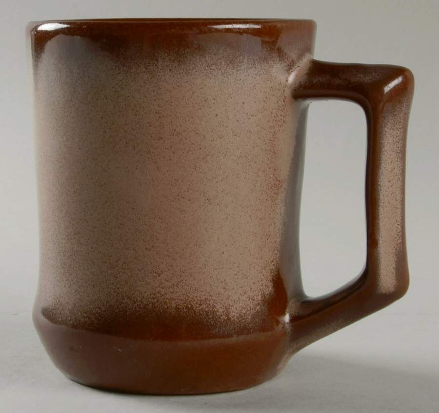Plainsman Brown Mug by Frankoma-1