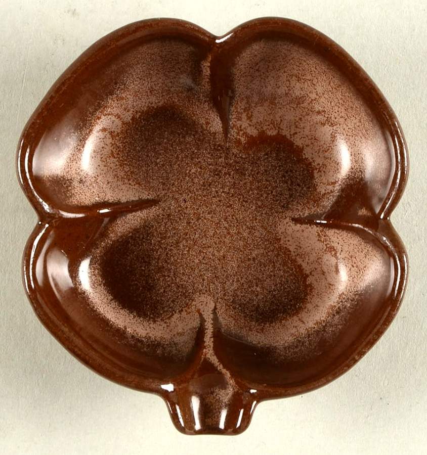 Plainsman Brown 3" Ashtray by Frankoma-1
