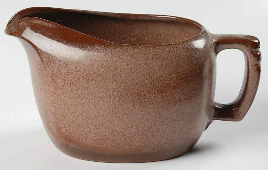 Plainsman Brown Gravy Boat by Frankoma-1