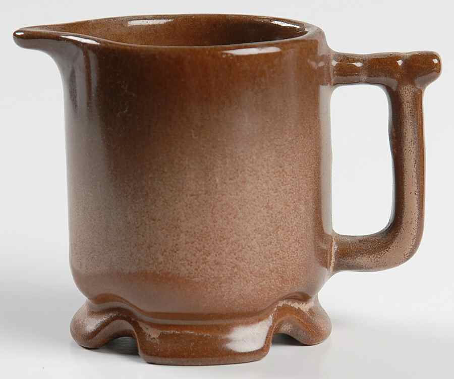 Plainsman Brown Individual Creamer by Frankoma-1