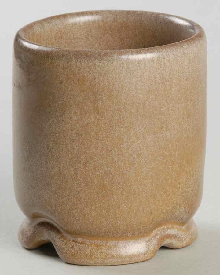 Plainsman Brown Toothpick Holder by Frankoma-1
