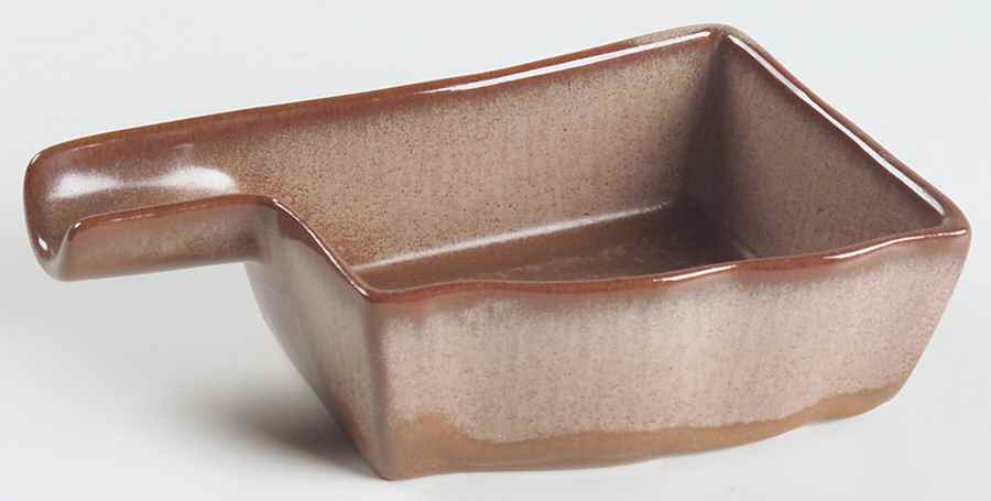 Plainsman Brown 4" Ashtray by Frankoma-1