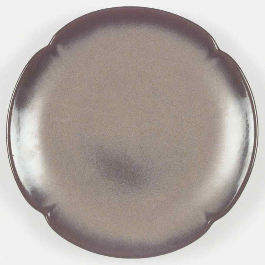 Plainsman Brown Dinner Plate by Frankoma-1