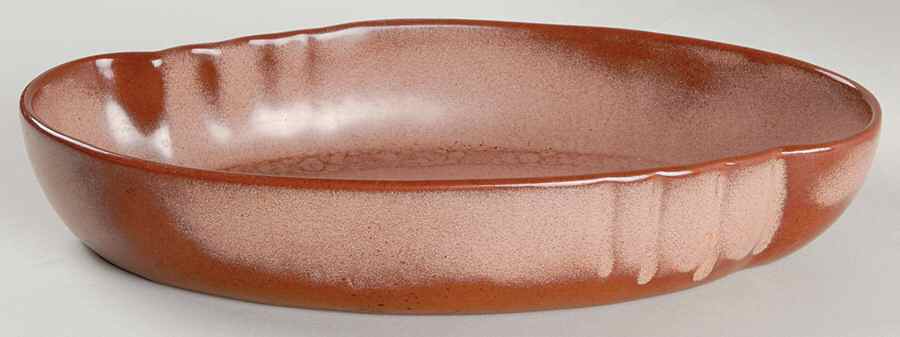 Plainsman Brown 10" Oval Baker by Frankoma-1