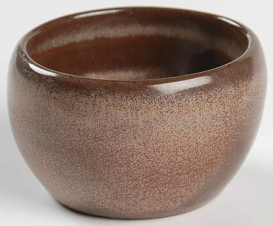 Plainsman Brown Individual Open Sugar Bowl by Frankoma-1