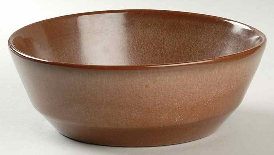 Plainsman Brown 7" Round Vegetable Bowl by Frankoma-1