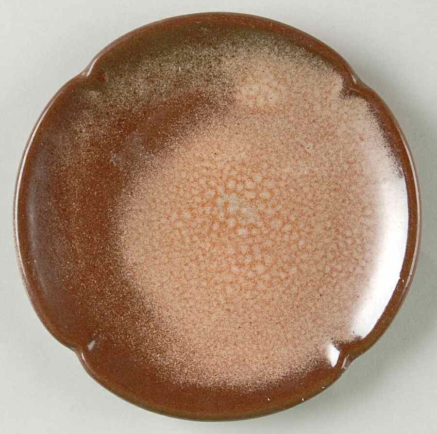 Plainsman Brown Saucer for Demitasse Cup by Frankoma-1