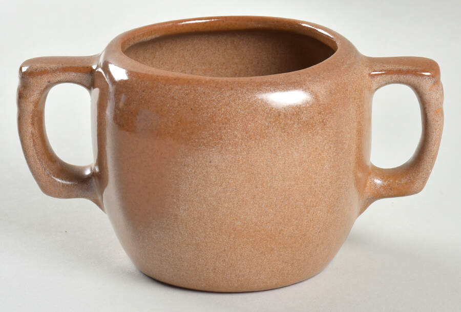 Plainsman Cinnamon Sugar Bowl No Lid by Frankoma-1