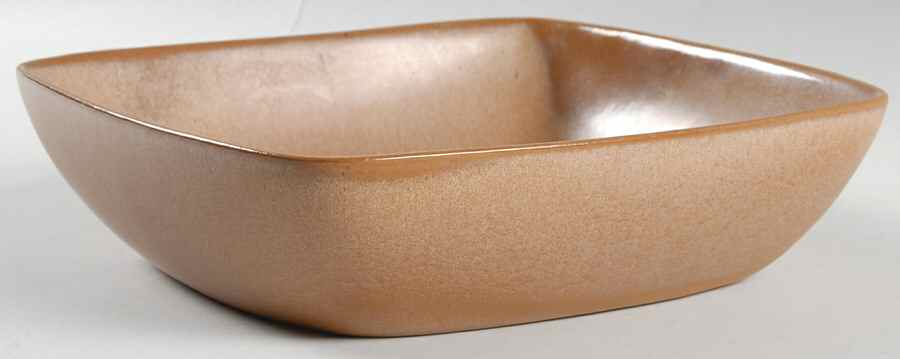 Plainsman Cinnamon Square Salad Serving Bowl by Frankoma-1