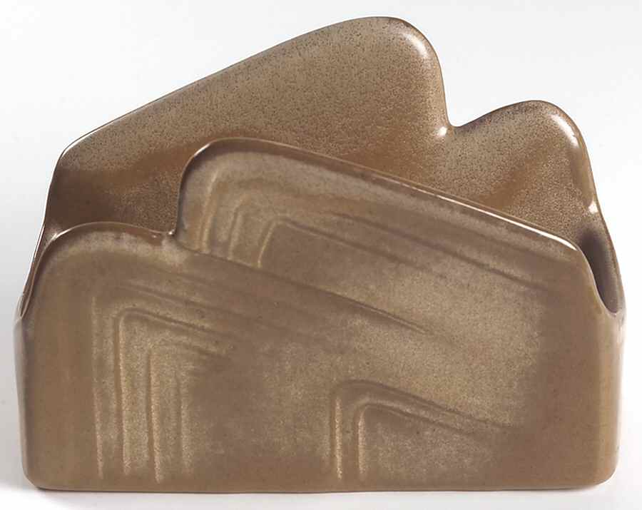 Plainsman Cinnamon Napkin Holder by Frankoma-1