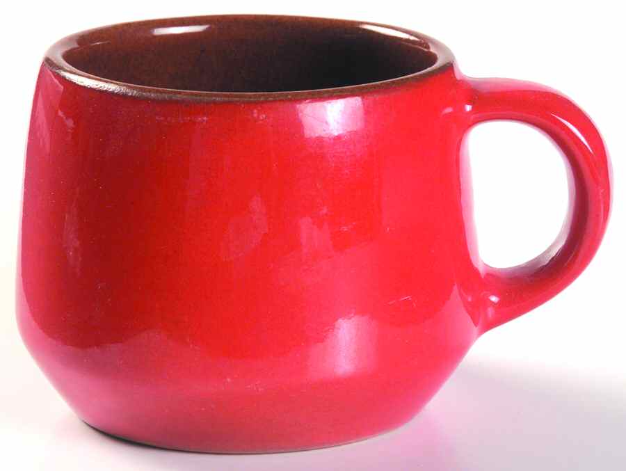Plainsman Flame Flat Cup by Frankoma-1