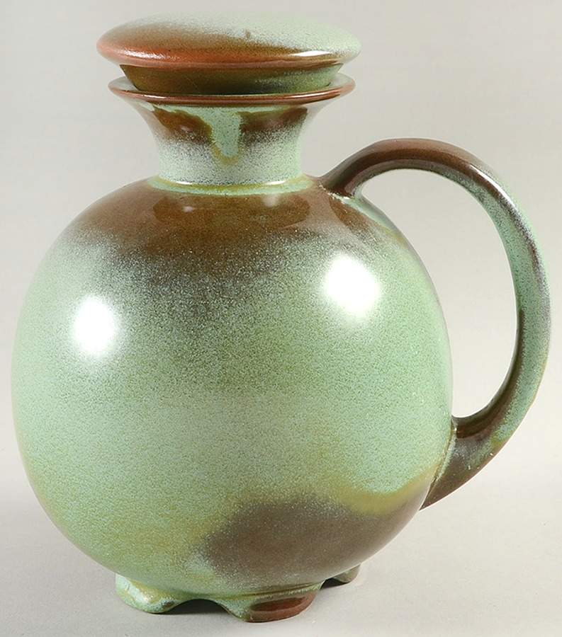 Plainsman Green Carafe & Lid by Frankoma-1