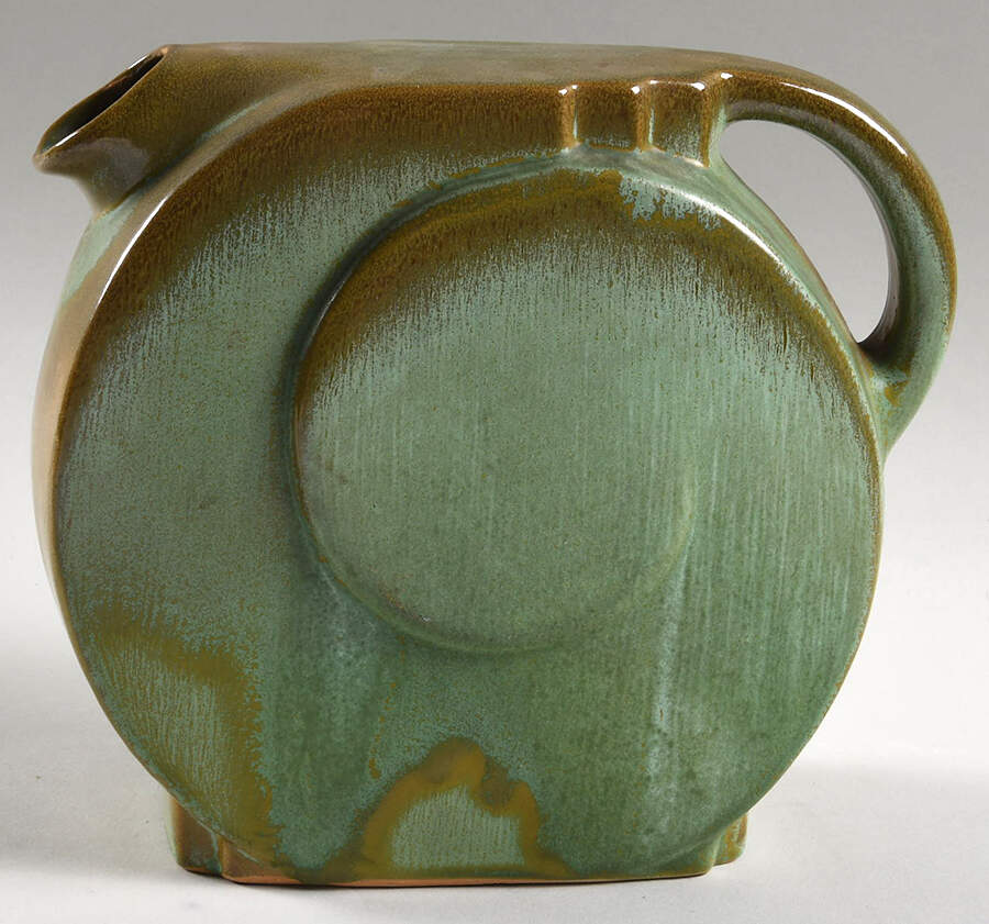 Plainsman Green Refrigerator Jug No Lid by Frankoma-1