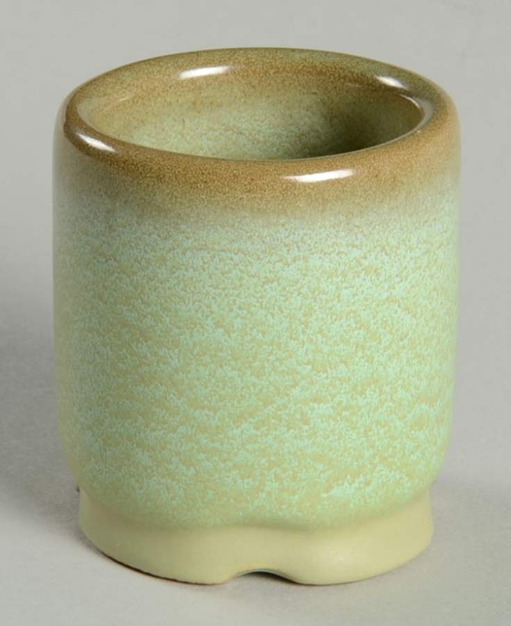 Plainsman Green Toothpick Holder by Frankoma-1