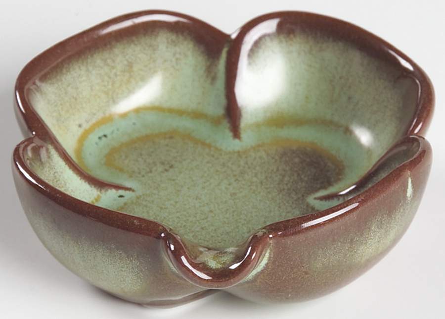 Plainsman Green 3" Ashtray by Frankoma-1