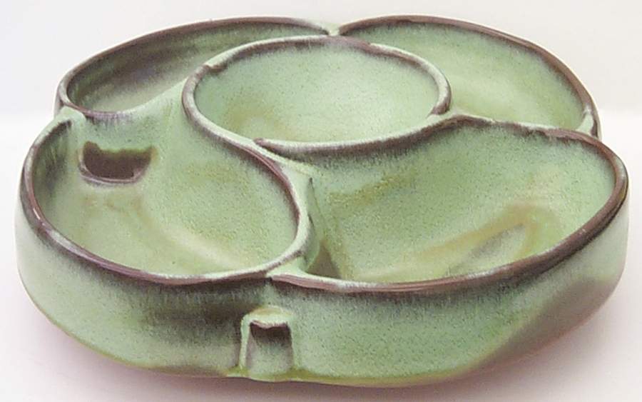 Plainsman Green 1-Piece Lazy Susan by Frankoma-1