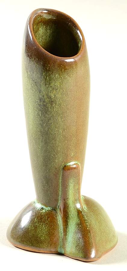 Plainsman Green Bud Vase by Frankoma-1