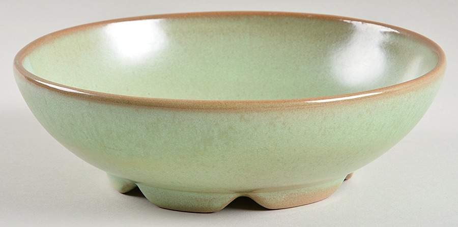 Plainsman Green Gumbo Dish by Frankoma-1