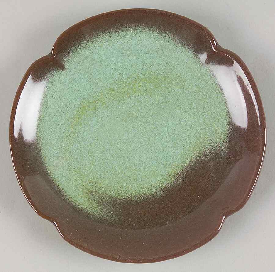 Plainsman Green Bread & Butter Plate by Frankoma-1