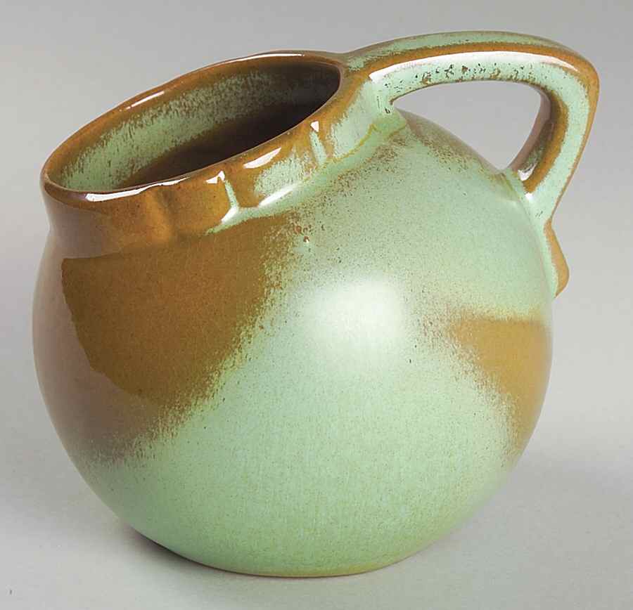 Plainsman Green Open Sugar Bowl by Frankoma-1