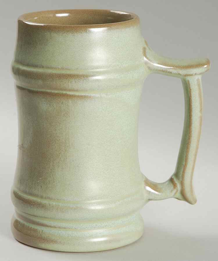 Plainsman Green Beer Stein by Frankoma-1