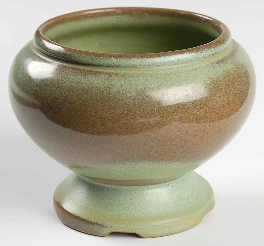 Plainsman Green 4" Vase by Frankoma-1