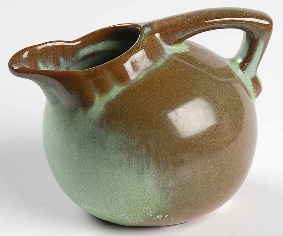 Plainsman Green Individual Creamer by Frankoma-1