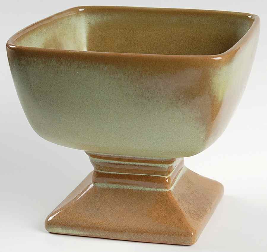 Plainsman Green 5" Vase by Frankoma-1