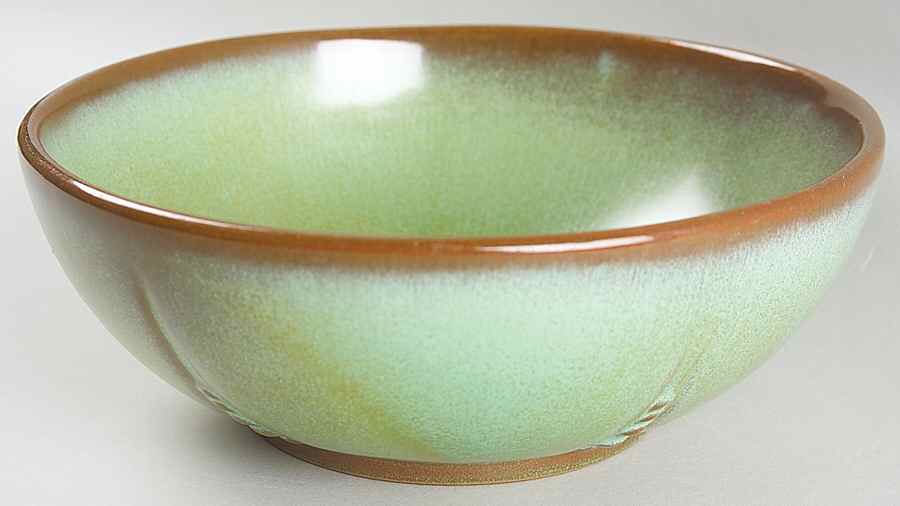 Plainsman Green 8" Round Vegetable Bowl by Frankoma-1