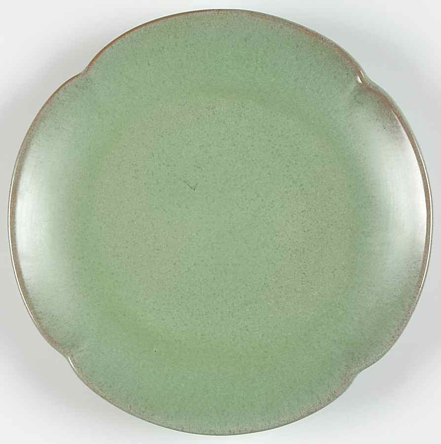Plainsman Green Dinner Plate by Frankoma-1