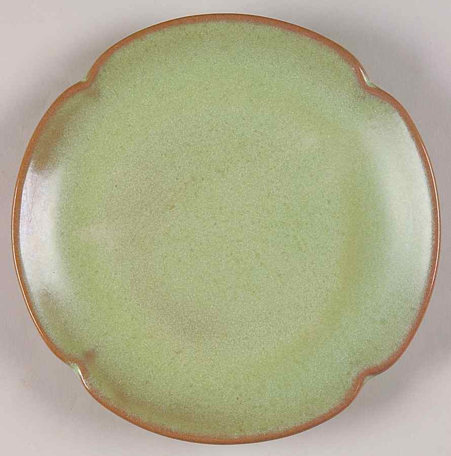Plainsman Green Bread & Butter Plate by Frankoma-1