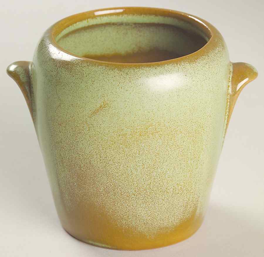 Plainsman Green Mini Open Sugar Bowl by Frankoma-1