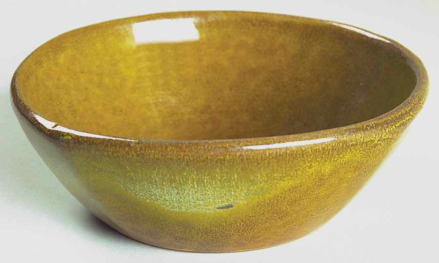 Plainsman Green Coupe Cereal Bowl by Frankoma-1