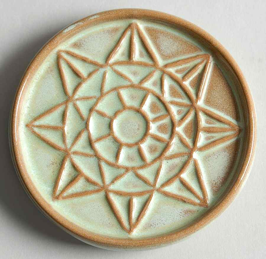 Plainsman Green Coaster by Frankoma-1