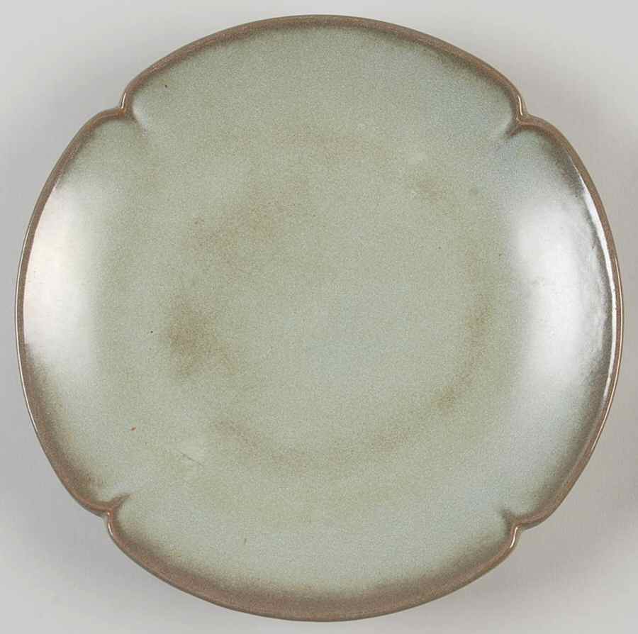 Plainsman Green Luncheon Plate by Frankoma-1