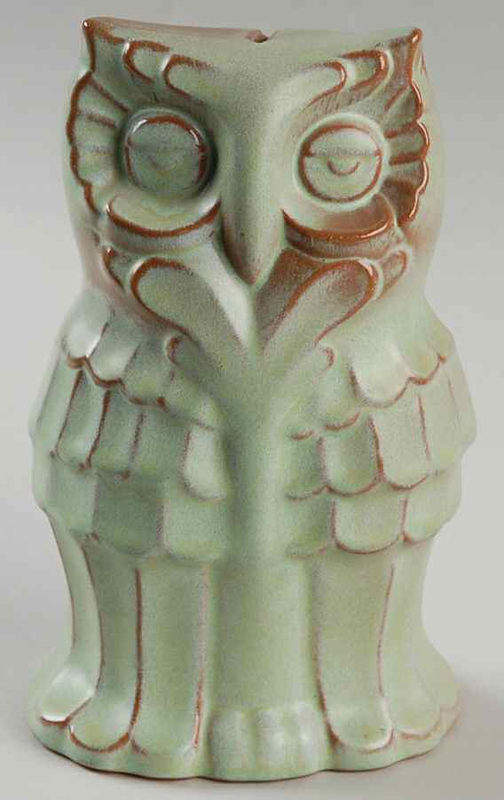 Plainsman Green Figural Bank by Frankoma-1