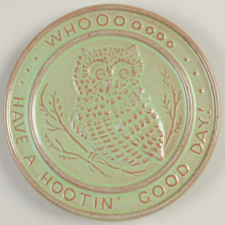 Plainsman Green Trivet by Frankoma-1