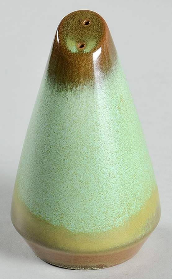 Plainsman Green Salt Shaker by Frankoma-1