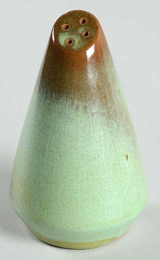 Plainsman Green Pepper Shaker by Frankoma-1