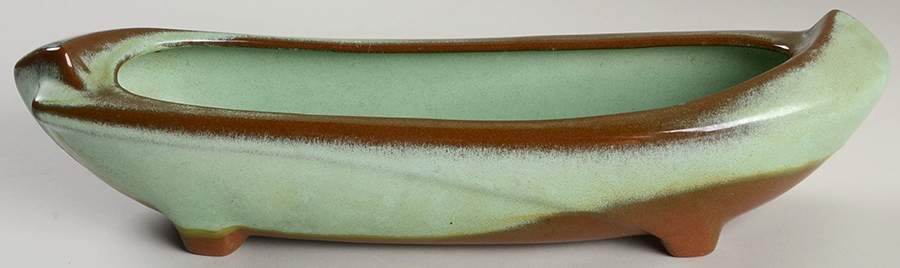 Plainsman Green Centerpiece by Frankoma-1