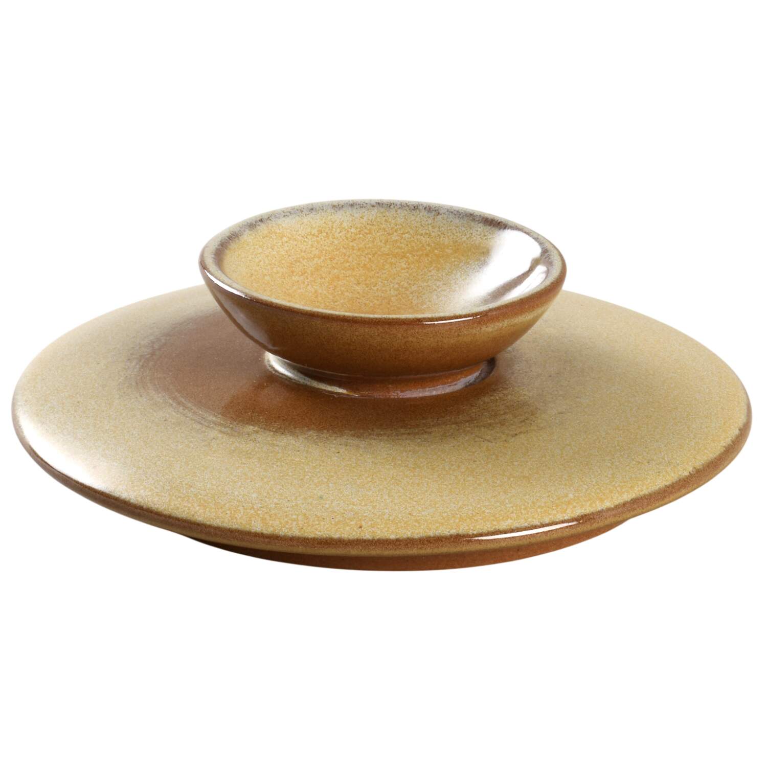 Plainsman Gold Lid for Sugar Canister by Frankoma-1