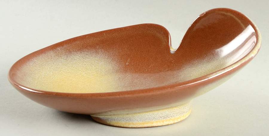Plainsman Gold 6" Ashtray by Frankoma-1