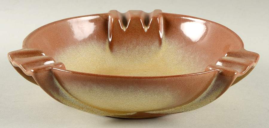 Plainsman Gold 7" Ashtray by Frankoma-1