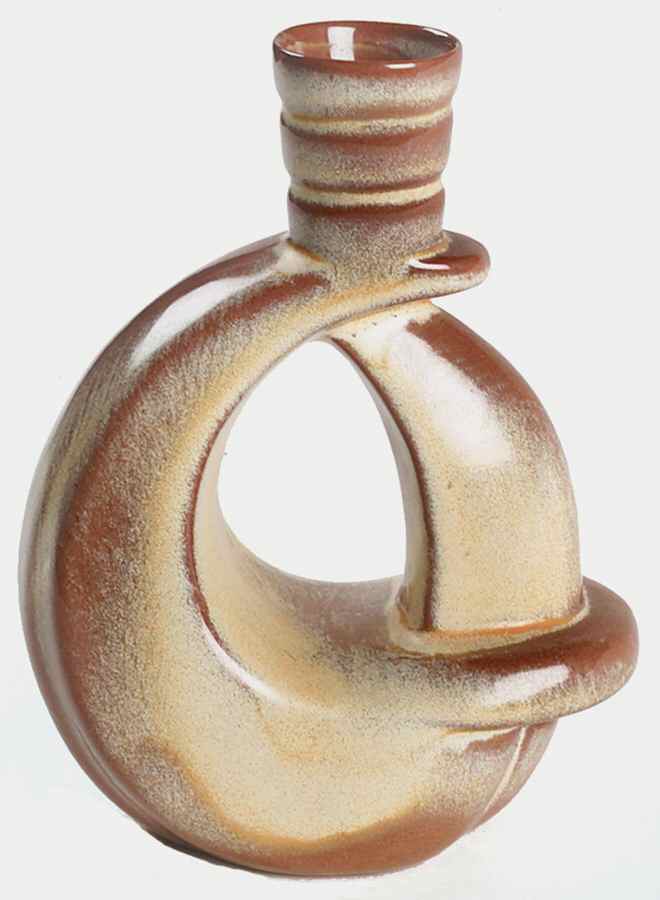 Plainsman Gold 5" Candlestick by Frankoma-1