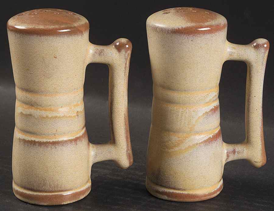 Plainsman Gold Salt & Pepper Set by Frankoma-1