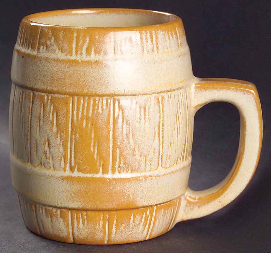 Plainsman Gold Barrel Mug by Frankoma-1