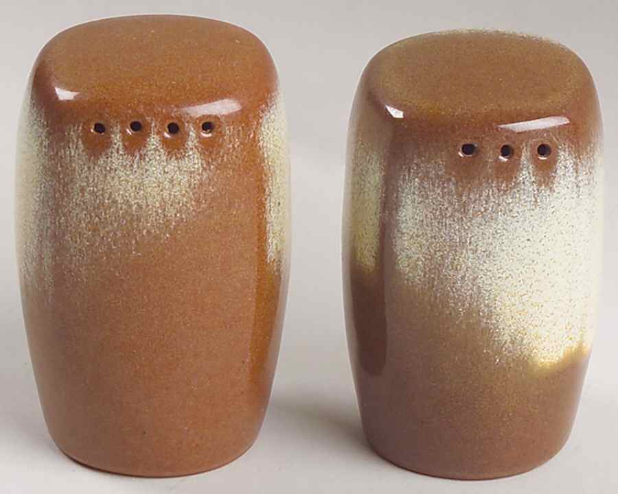 Plainsman Gold Salt & Pepper Set by Frankoma-1