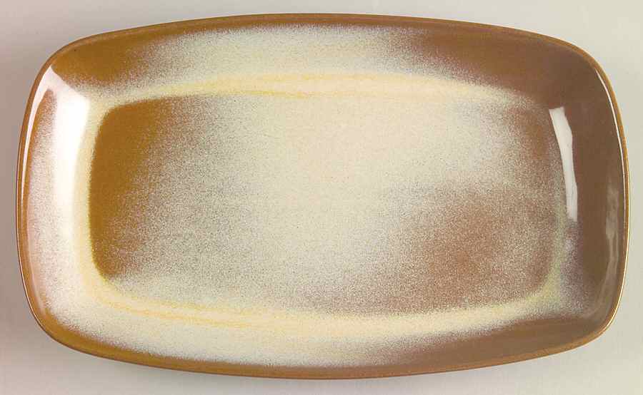 Plainsman Gold 9" Oval Serving Platter by Frankoma-1